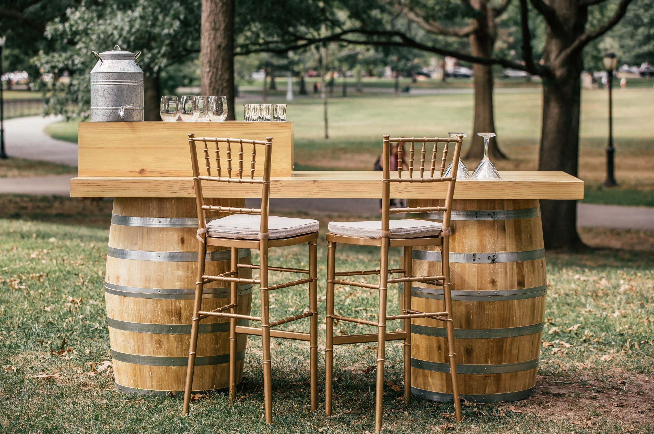 Chiavari Gold Bar Stool