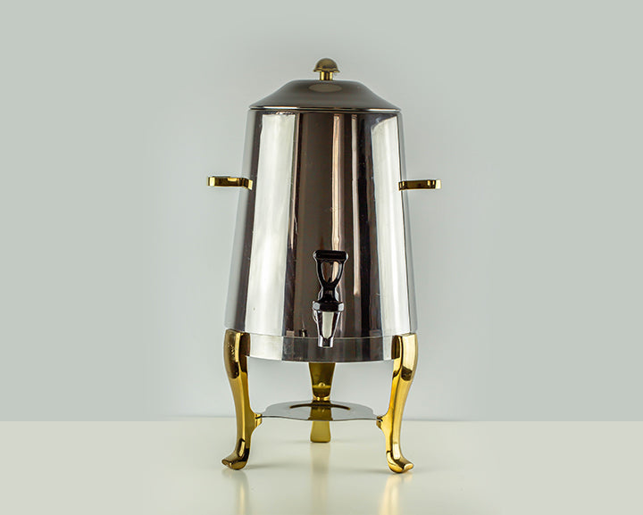 Coffee Tea Dispenser with Gold Accents 55 Cups