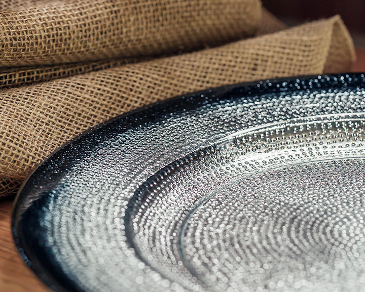 Dark Blue Rim Charger