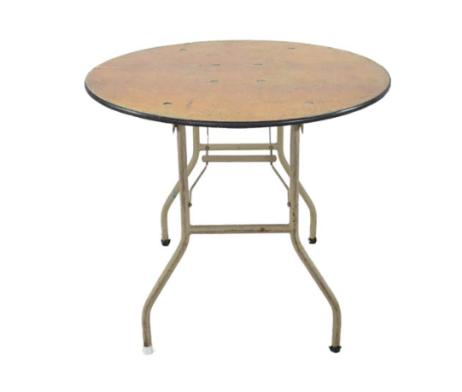 36" Round Table - ON 4 LEGS - 30" High