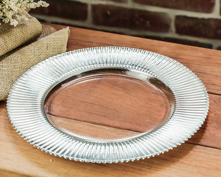 Silver Rim Charger