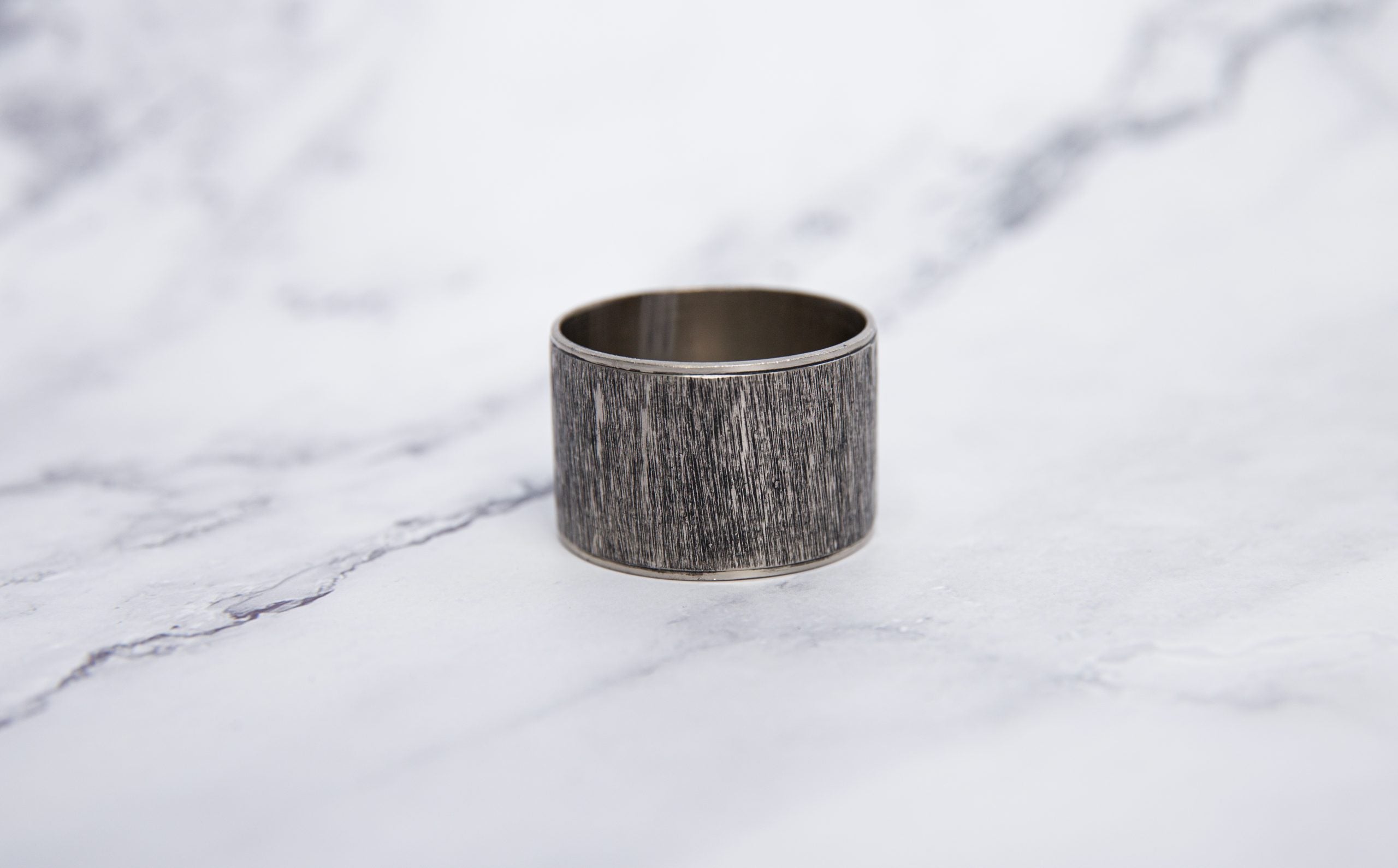 Napkin Ring - Rustic Silver