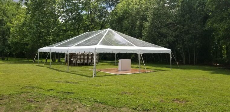 20'x30' Clear Top Tent
